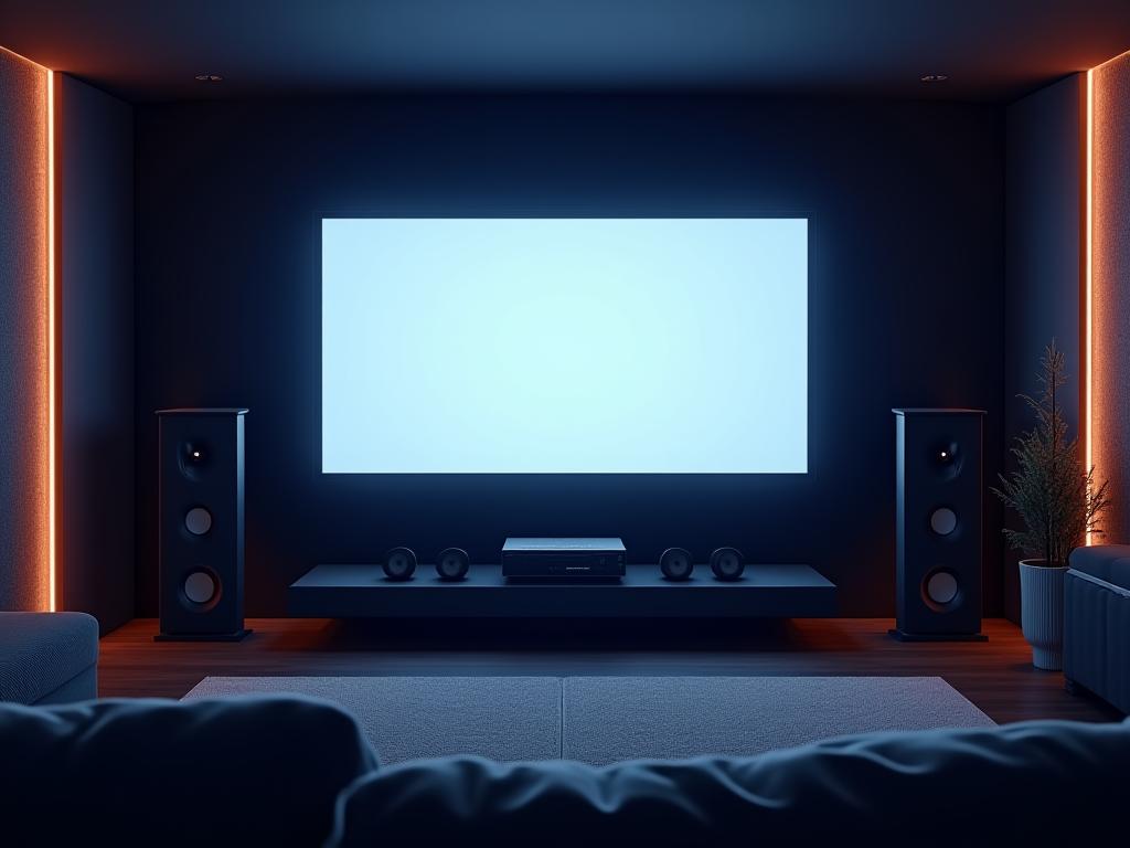 Hjemmekino med audio-visuelt utstyr